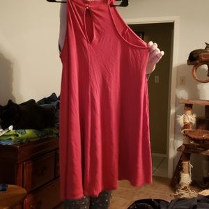 Torrid ribbed high neck skater dress, size 4